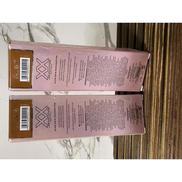 XX Revolution Glow Skin Fauxxdation – FX11.5 – Luminous Foundation Lot of 2 - Picture 3 of 3